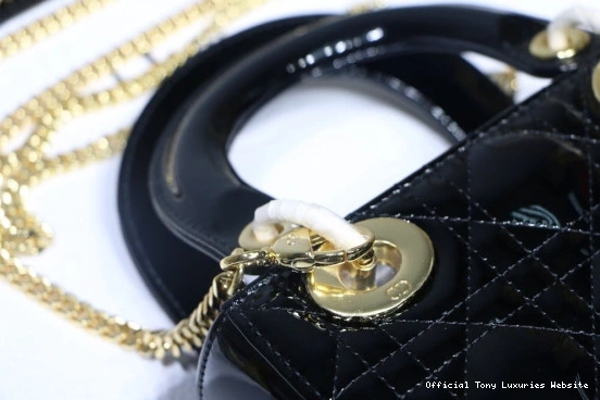 Tony Luxuries Cow Mini With diro leather patent Lady 0815